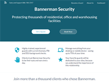 Tablet Screenshot of bannerman.com